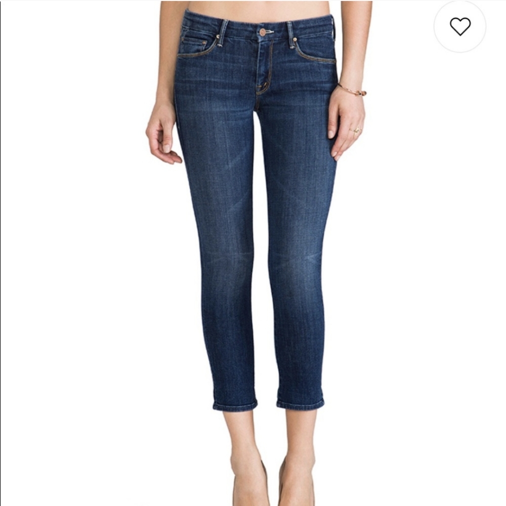 MOTHER The Looker Crop Jeans Size 27